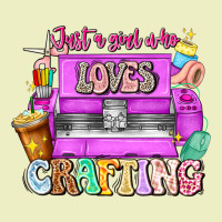 Just A Girl Who Loves Crafting Urban Hoodie | Teevron