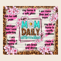 Mom Daily Affirmation Zipper Hoodie | Teevron