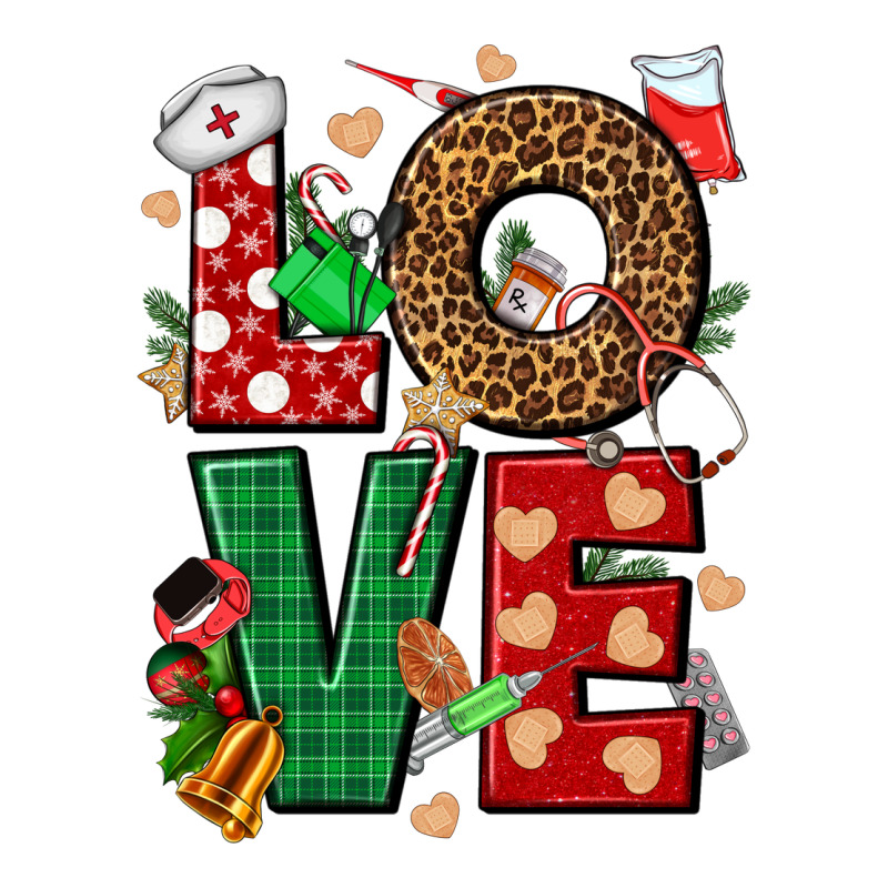 Love Nurse Christmas Classic Tee by NancyCooperArtShop | Teevron