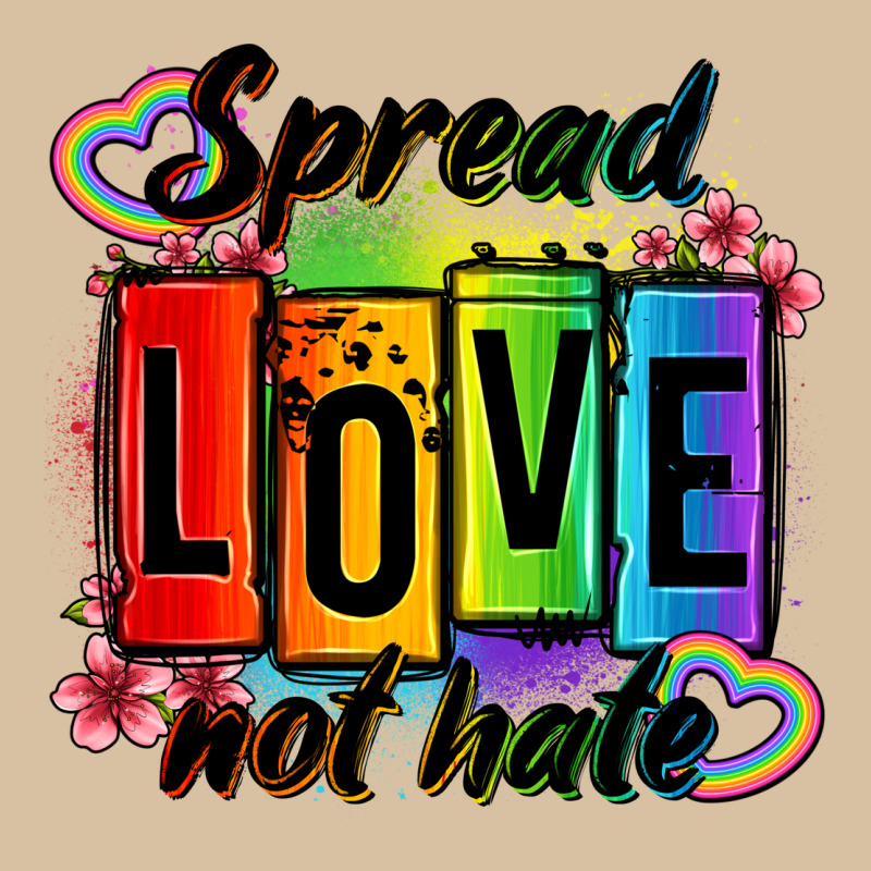 Spread Love Not Hate Heavyweight Hoodie by OliviaCreatesArt | Teevron