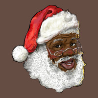 African American Santa Long Sleeve Tee | Teevron