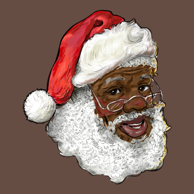 African American Santa Long Sleeve Tee by RanaPortraitStore | Teevron