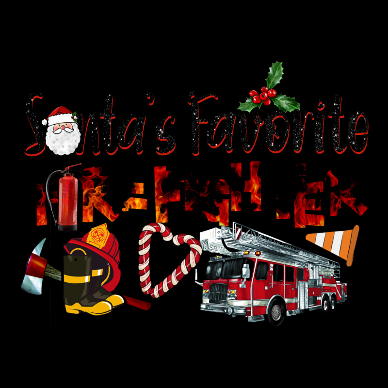 Santa's Favorite Firefighter Urban Hoodie by LillyAllenDesigns | Teevron