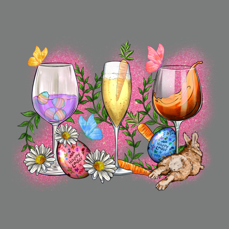 Easter Wine Glasses  Easter Day Premium Hoodie by CowGirlArtShop | Teevron