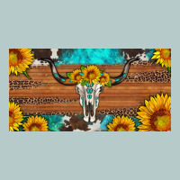 Longhorn Bull Skull License Plate Heavy Core Tee | Teevron