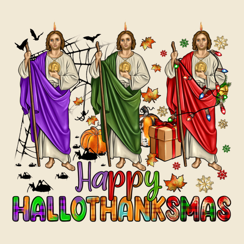 San Judas Happy  Hallothanksmas Premium Tee by JahusDesignShop | Teevron