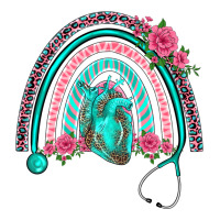 nurse life spring stethoscope heart rainbow | Teevron