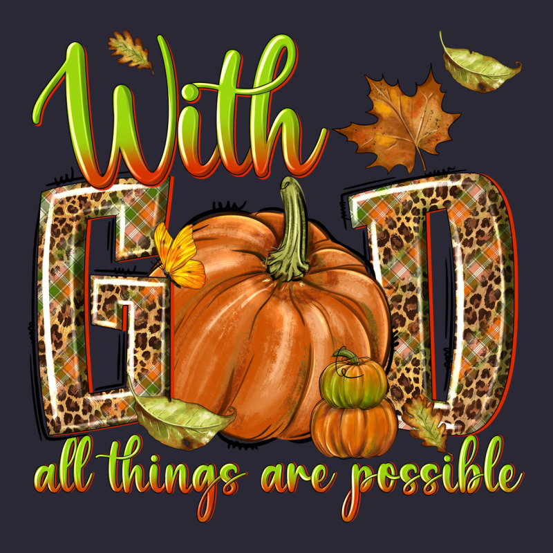 With God All Things Are Possible Vintage Tee by NancyCooperArtShop | Teevron