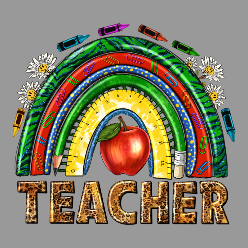 Rainbow Teacher Vintage Hoodie by NancyCooperArtShop | Teevron