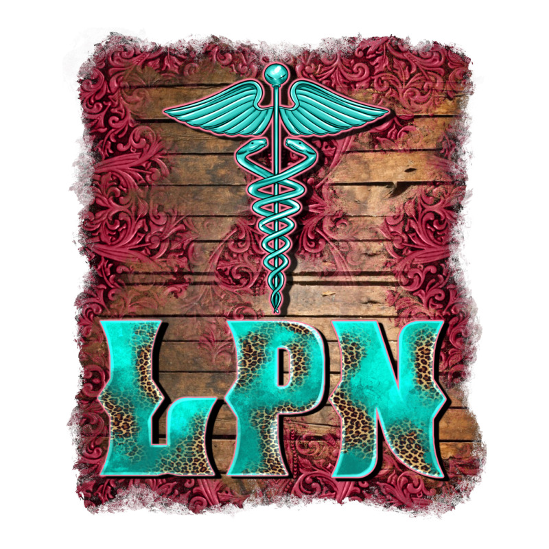 Licensed Practical Nurse Medical Symbol  Background Premium Tee by BarkalooDesign | Teevron