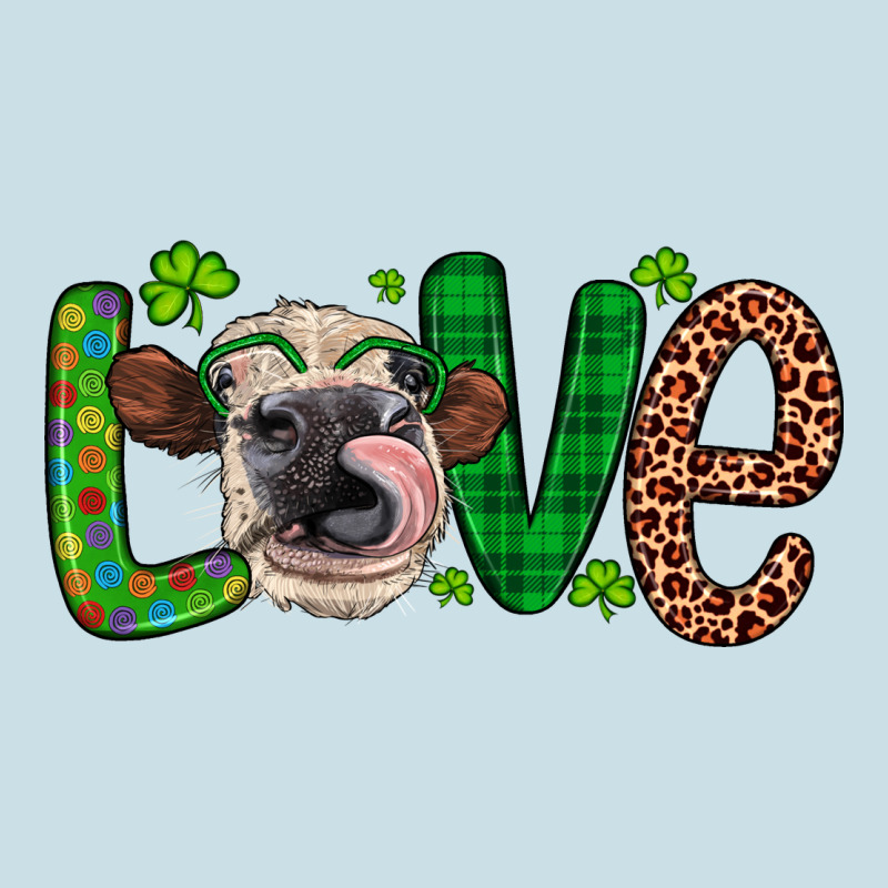 Western St. Patrick's Day Love Cow Ladies Tee by Artiststas | Teevron