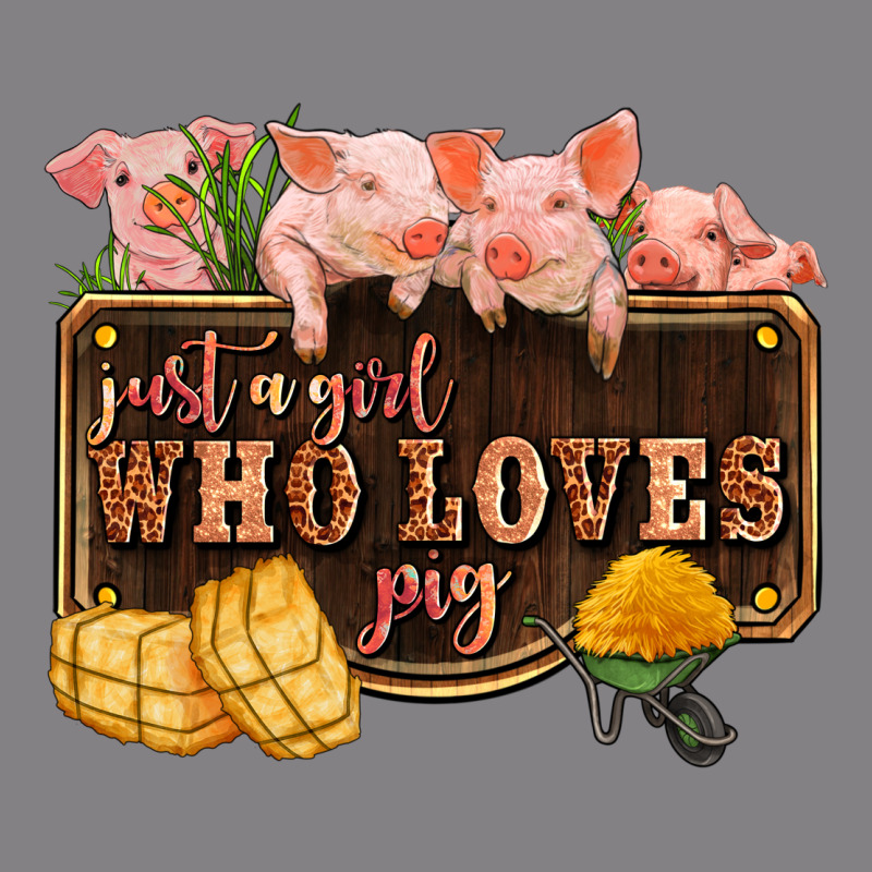 Just A Girl Who Loves Pig Olivia Heavyweight Hoodie by OliviaCreatesArt | Teevron