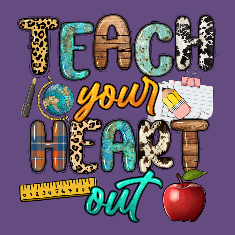 Teach Your Heart Out Vintage Hoodie by NancyCooperArtShop | Teevron