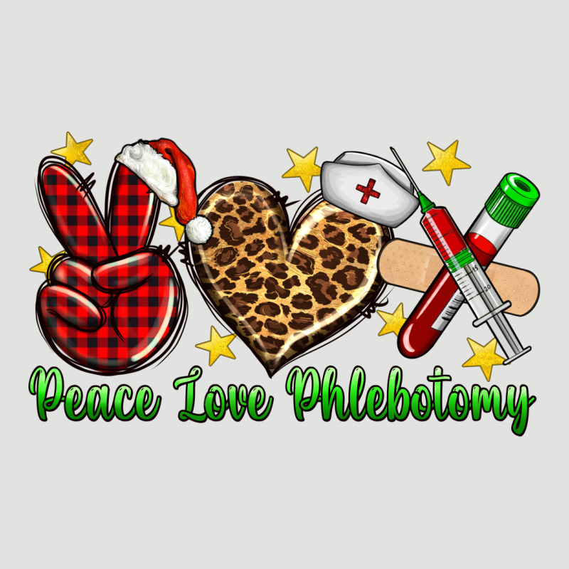 Peace Love Phlebotomy Christmas Classic Tee by NancyCooperArtShop | Teevron