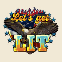 Lets Get Lit America Eagle Premium Tee | Teevron