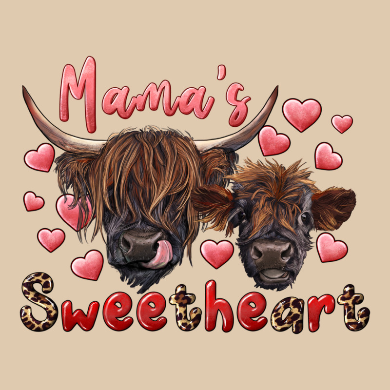 Mama's Sweetheart Highland Cow And Calf Heavyweight Sweatshirt by RanaPortraitStore | Teevron