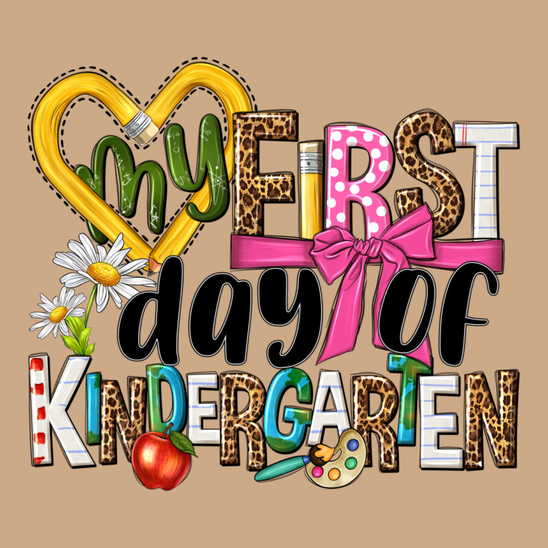My First Day Of Kindergarten Vintage Hoodie by NancyCooperArtShop | Teevron