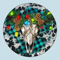 Bull Skull Christmas Ladies Tee | Teevron