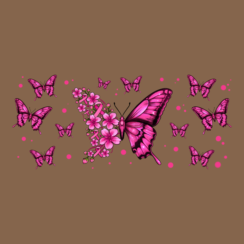 Floral Breast Cancer Butterfly Premium Tee by Jasminsmagicworld | Teevron