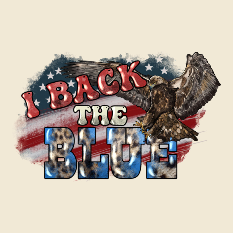 I Back The Blue Eagle Premium Tee by NancyCooperArtShop | Teevron