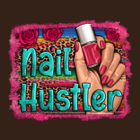 Nail Hustler Serape Leopard Background Heavy Core Tee | Teevron