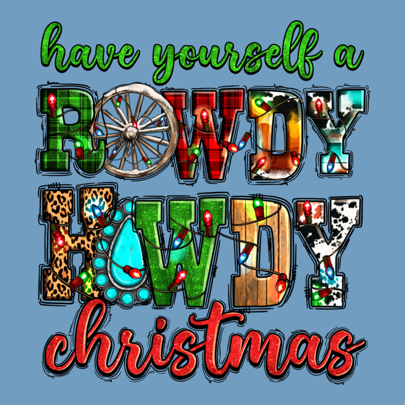 Have Yourself A Rowdy Howdy Christmas Urban Heavy Tee by NancyCooperArtShop | Teevron