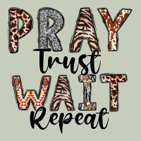 Pray Trust Wait Repeat Classic Tee | Teevron