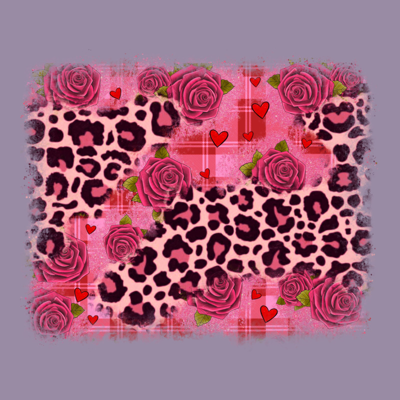 Valentine's Day Roses Leopard Background Classic Tee by JahusDesignShop | Teevron