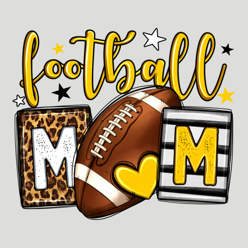 Football Mom Yellow Team Color Zipper Hoodie by HowdyJamesFarm | Teevron
