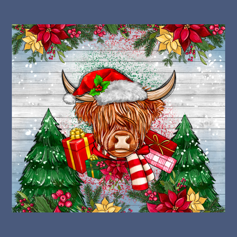 Christmas Cow Vintage Hoodie by MaliasSmallBusiness | Teevron
