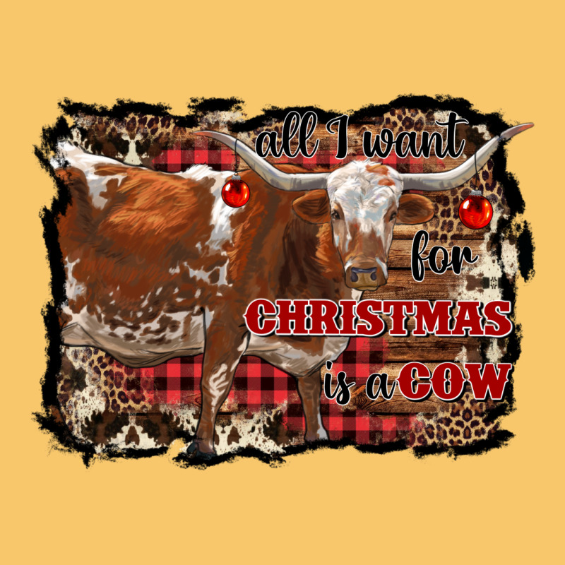 All I Want For Christmas Is A Cow Vintage Hoodie by RanaPortraitStore | Teevron