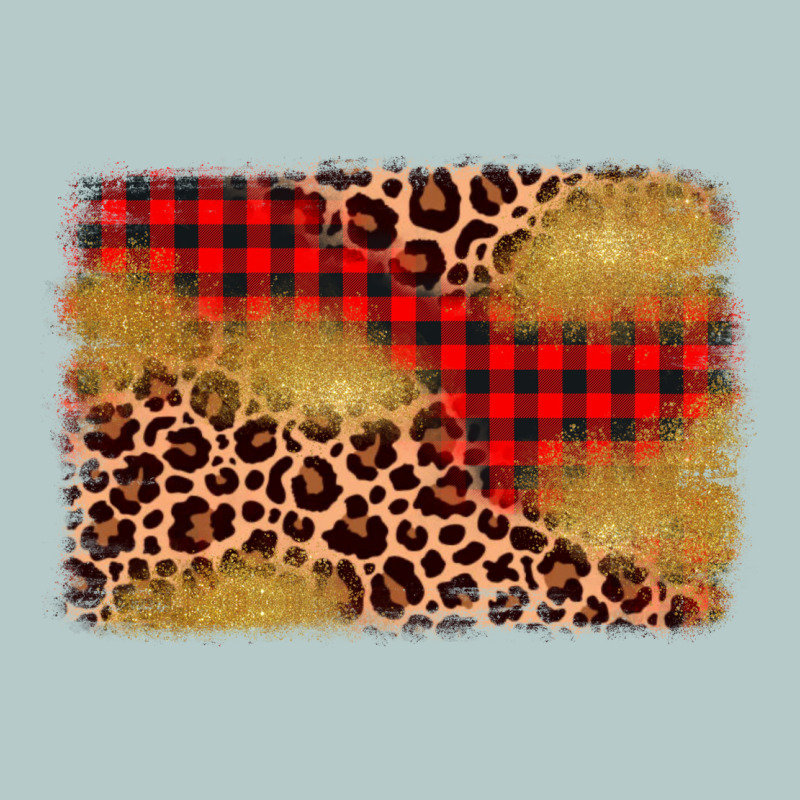 Christmas Leopard Glitter Background Heavy Core Tee by AdoDesignShop | Teevron
