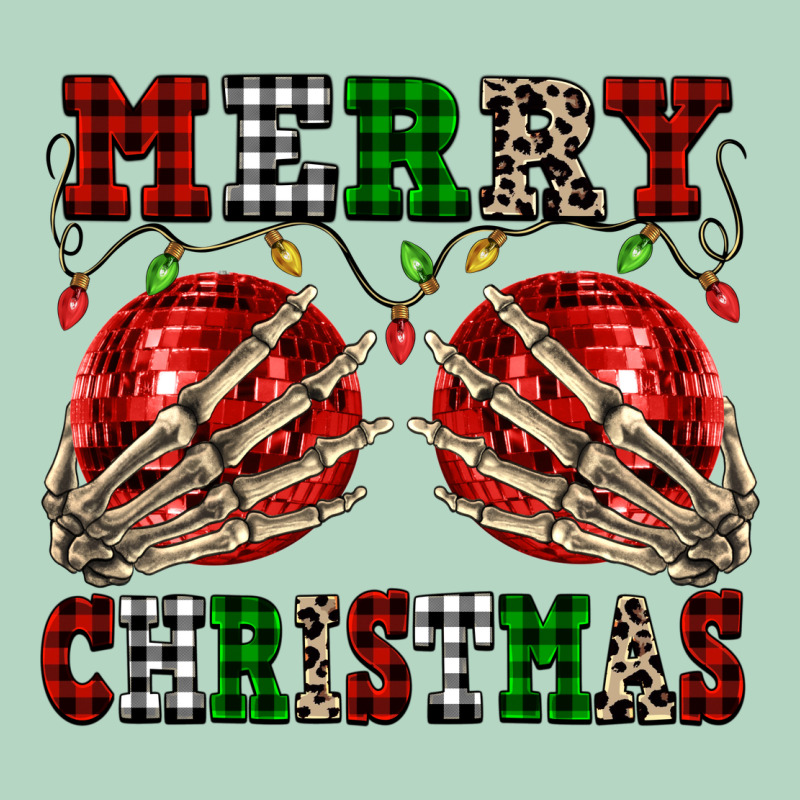 Merry Christmas Skeleton Hands Boobs Classic Tee by NancyCooperArtShop | Teevron