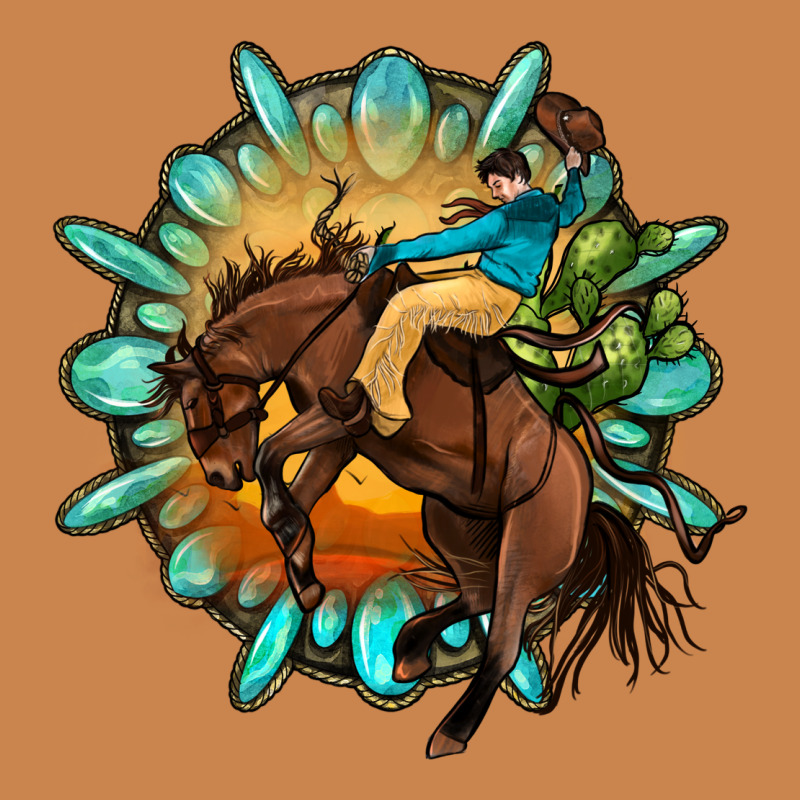 Gemstone Cowboy Heavyweight Hoodie by OliviaCreatesArt | Teevron