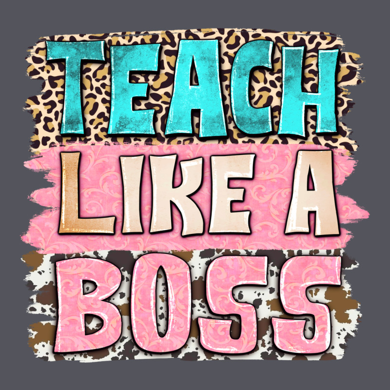 Teach Like A Boss Vintage Hoodie by NancyCooperArtShop | Teevron
