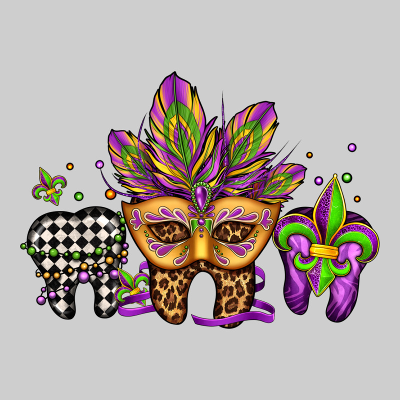 Mardi Gras Teeth Dental Assistant Premium Tee by Jasminsmagicworld | Teevron
