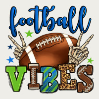 Football Vibes Green And Blue Zipper Hoodie | Teevron