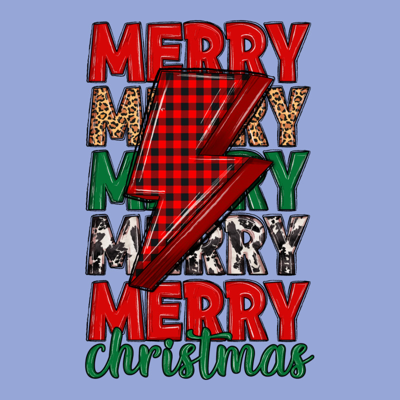 Merry Christmas Lightning Bolt Classic Tee by MaliasSmallBusiness | Teevron