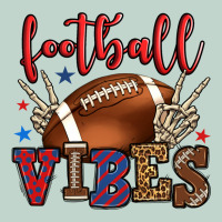 Football Vibes Red And Blue Zipper Hoodie | Teevron