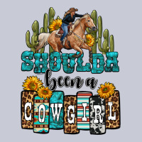 Shoulda Been A Cowgirl Heavyweight Hoodie | Teevron