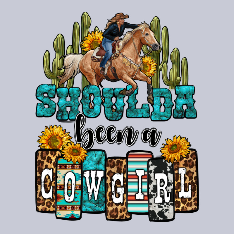 Shoulda Been A Cowgirl Heavyweight Hoodie by OliviaCreatesArt | Teevron