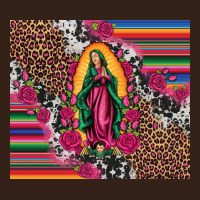 Our Lady Of Guadalupe Serape Background Tumbler Heavy Core Tee | Teevron