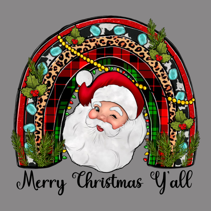 Merry Christmas Y'all Rainbow Vintage Tee by JahusDesignShop | Teevron