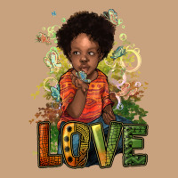 Black Afro Boy Love Vintage Tee | Teevron