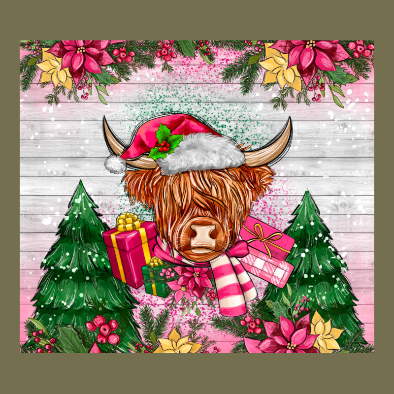 Pink Christmas Cow Vintage Hoodie by MaliasSmallBusiness | Teevron