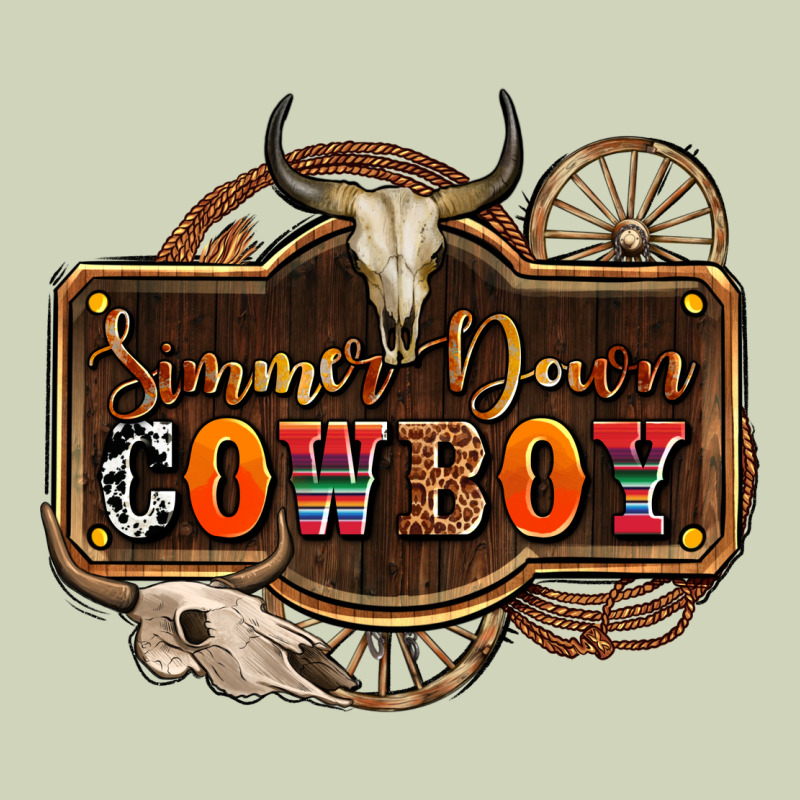 Simmer Down Cowboy Olivia Heavyweight Hoodie by OliviaCreatesArt | Teevron