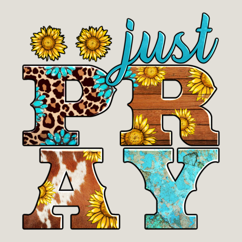 Just Pray Western Sunflowers Heavy Core Tee by AdoDesignShop | Teevron