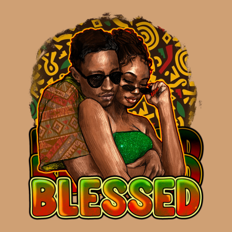 Black Couple Blessed Vintage Tee by NancyCooperArtShop | Teevron