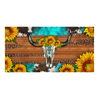 longhorn bull skull license plate | Teevron