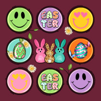 Easter Day Smiley Faces Long Sleeve Tee | Teevron